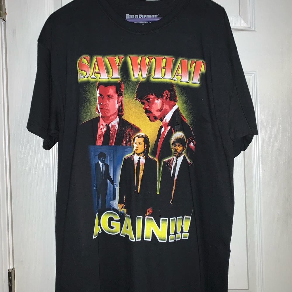 Mens Pulp Fiction Short Sleeve T- Shirt L